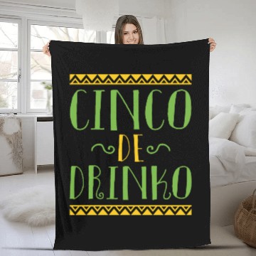 Discover Cinco De Drinko Fleece Blankets