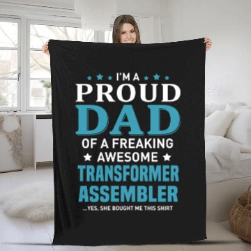Discover Transformer Assembler Fleece Blankets