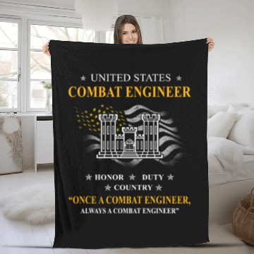 Discover combat engineer, us army combat engineer, army com Fleece Blankets