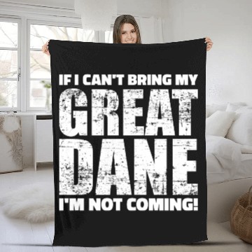 Discover Great Dane Fleece Blankets