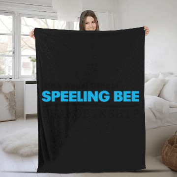 Discover spelling bee championship Fleece Blankets
