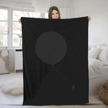 Discover Women Balloon (use writable flex) Fleece Blankets