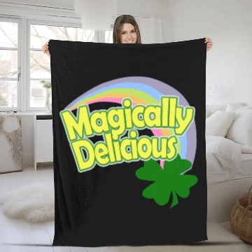 Discover Magically Delicious Shamrock Fleece Blankets