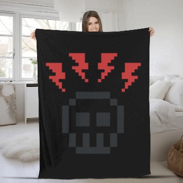 Discover Bobba angry sculls Fleece Blankets