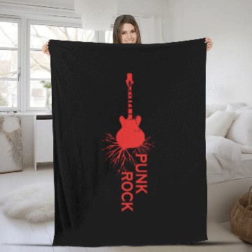 Discover Punk Rock Fleece Blankets