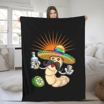 Discover Patron Tequila And Sunshine Hakuna Tequila Cool Me Fleece Blankets
