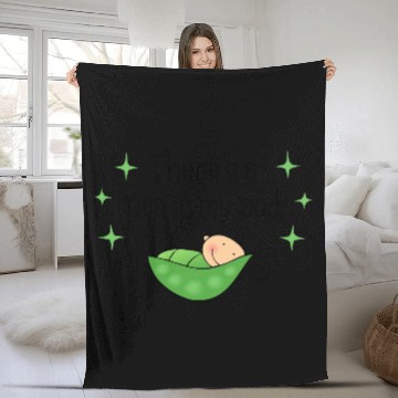 Discover Pea In My Pod Fleece Blankets