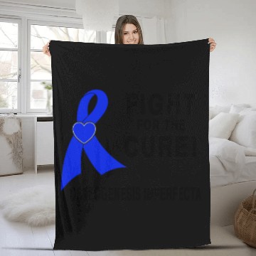 Discover Osteogenesis Imperfecta Fight for the Cure! T-Shir Fleece Blankets