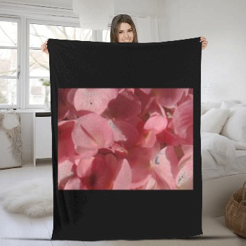 Discover Pink geranium: almost solid Light pink Fleece Blankets