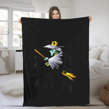 Discover Don't make me get my Flying Monkeys, Wizard of Oz Fleece Blankets