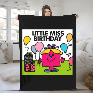 Discover Little Miss Birthday | Presents & Balloons Fleece Blankets