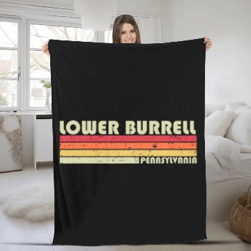 Discover LOWER BURRELL PA PENNSYLVANIA Funny City Home Root Fleece Blankets