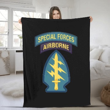 Discover Army - Special Forces Group Fleece Blankets