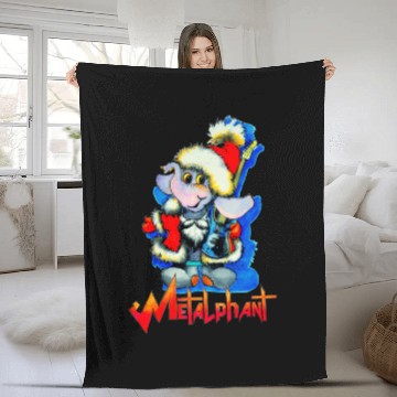 Discover Metalphant Winter Holiday Womens 3/4 Sleeve Raglan Fleece Blankets