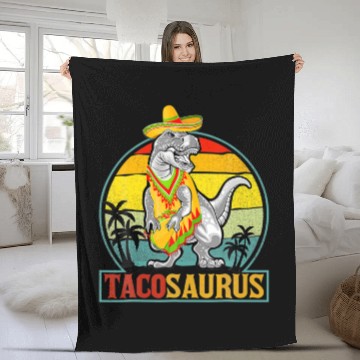 Discover Tacosaurus Rex Cinco De Mayo Toddler Mexican Sombr Fleece Blankets