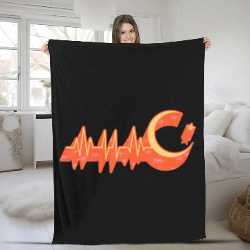 Discover Islam Symbol Muslim Praying Arabic Islamic Prayer Fleece Blankets