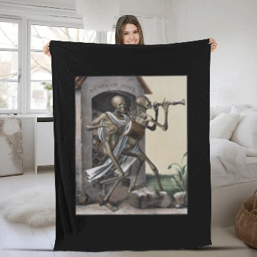 Discover Dance of Death in Basel | The Ossuary Fleece Blankets