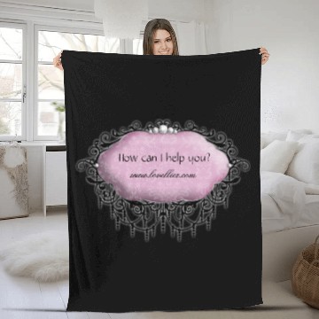 Discover Elegant Fashion Work Uniform  Pink Damask Fleece Blankets