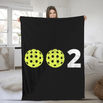 Discover Funny Pickleball 002 Score Pickle Ball Lover Playe Fleece Blankets