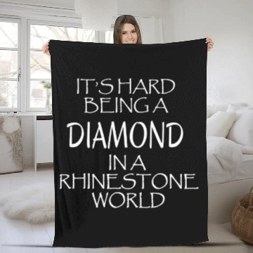 Discover Rhinestone World Mother's Day Fleece Blankets