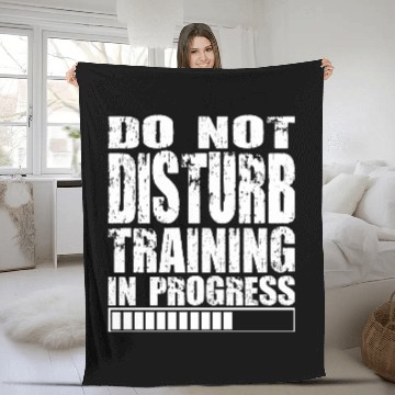 Discover Do Not Disturb - Gym Fleece Blankets