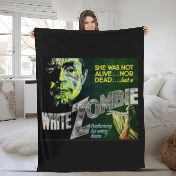 Discover White Zombie Fleece Blankets