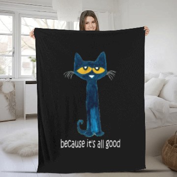 Discover Pete-The-Cat Fleece Blankets