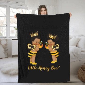 Discover What Will Our Little Honey Bee? Gender Reveal Fleece Blankets