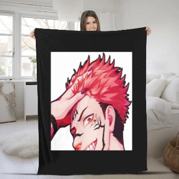 Discover Sukuna Peeke Fleece Blankets