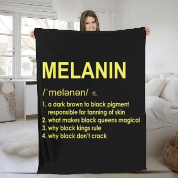 Discover Melanin BHM Fleece Blankets