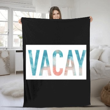 Discover Vacay Fleece Blankets