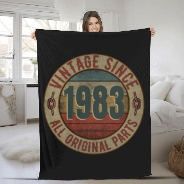Discover VINTAGE SINCE 1983 ALL ORIGINAL PARTS. PLUS SIZE Fleece Blankets
