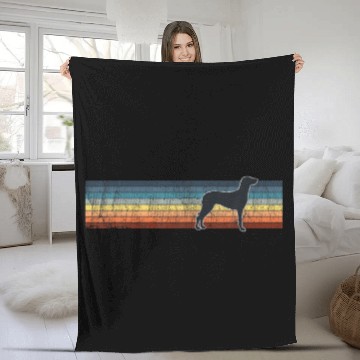 Discover Weimaraner Vintage Pet Lover Dog Mom Dad Wo Fleece Blankets