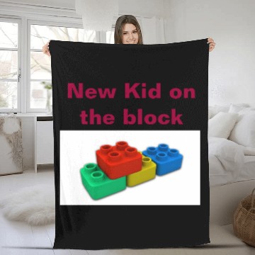 Discover New kid on the block infant creeper. Fleece Blankets