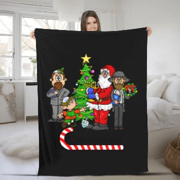 Discover Gangs All Here Chrismukkah Fleece Blankets
