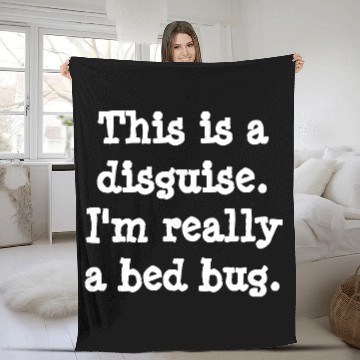 Discover Bed Bug Costume Fleece Blankets