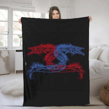 Discover Sea Monsters With Your Choice Background Fleece Blankets