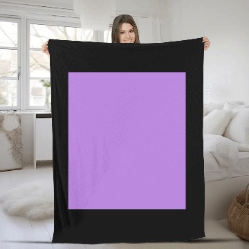 Discover Lavender Purple Solid Color Fleece Blankets