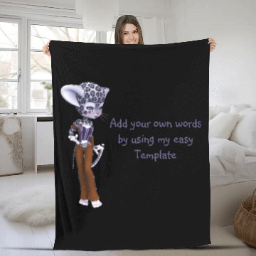 Discover Native Snow Leopard Fleece Blankets
