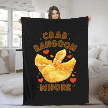 Discover Crab Rangoon W.H.O.R.E Crab Rangoon Lovers Fleece Blankets