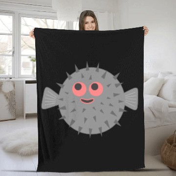 Discover Pinball the Puffer Infant Fleece Blankets