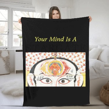 Discover mind stargate Fleece Blankets