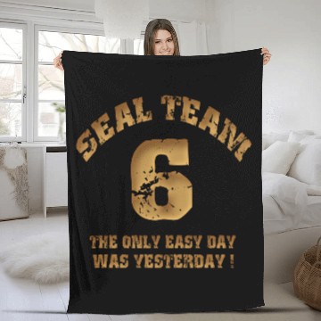 Discover Seal Team 6 Fleece Blankets