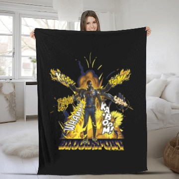 Discover The Suicide Squad | Bloodsport Action Graphic Fleece Blankets
