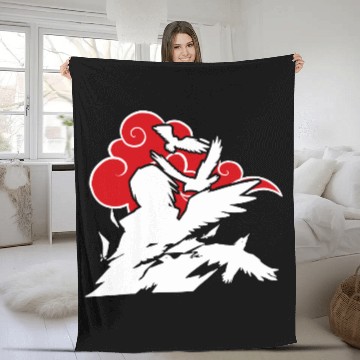 Discover Itachi Uchiwa manga art Fleece Blankets