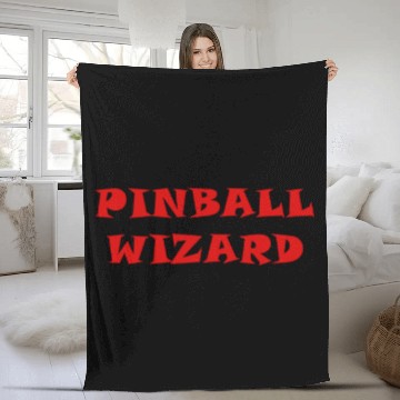 Discover Pinball Wizard Fleece Blankets