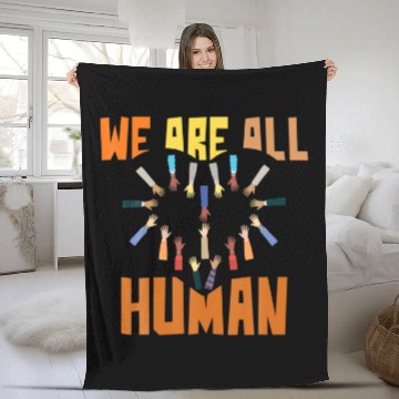 Discover Black Is Beautiful Black History Month Gift All Hu Fleece Blankets
