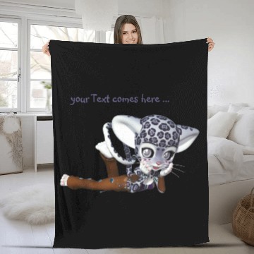 Discover Native Snow Leopard Fleece Blankets