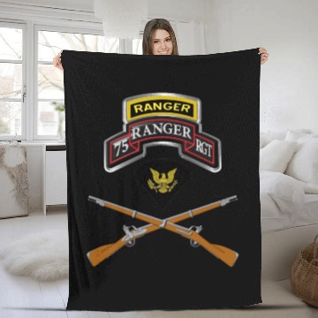 Discover 75th Ranger Regiment "Specialist" Fleece Blankets