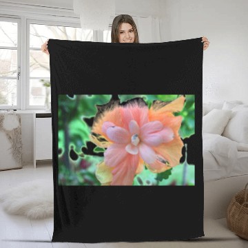 Discover Hawaiian Hibiscus Flower Photo Fleece Blankets